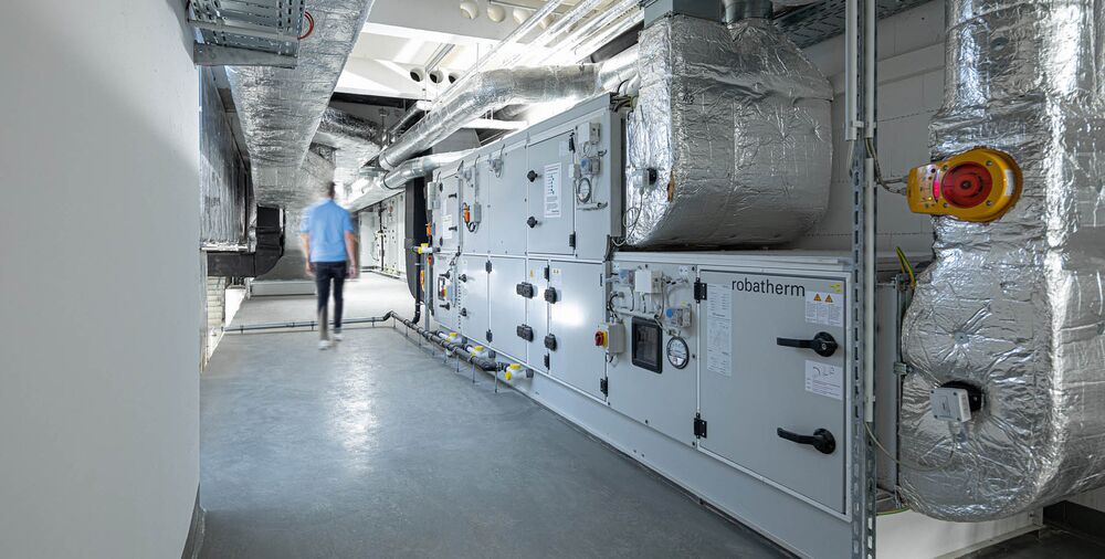 Final Stop Basement: Bringing new AHUs into existing spaces required accurate planning.